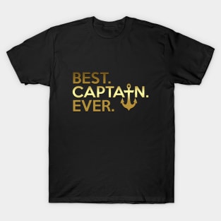 Best Captain Ever Sail Saling Quotes Gifts T-Shirt
